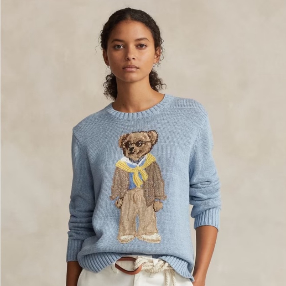 Teddy bear Ralph Lauren sweater